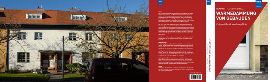 Foto Hufeisensiedlung in Berlin-Britz und das Fachbuch „Wärmedämmung von Gebäuden“